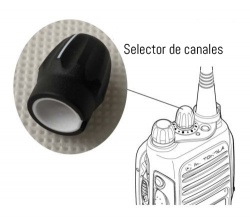 Botones de encendido y Selector de canales